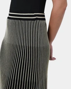 Lucy Pleat Knit Midi Skirt