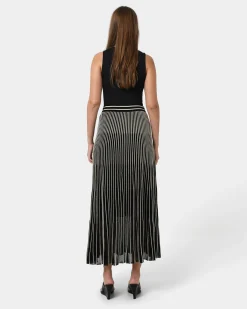 Lucy Pleat Knit Midi Skirt