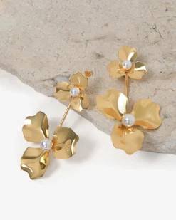 Magnolia Bold Floral Earrings