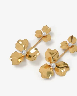 Magnolia Bold Floral Earrings
