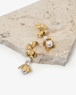 Magnolia Petal Drop Earrings
