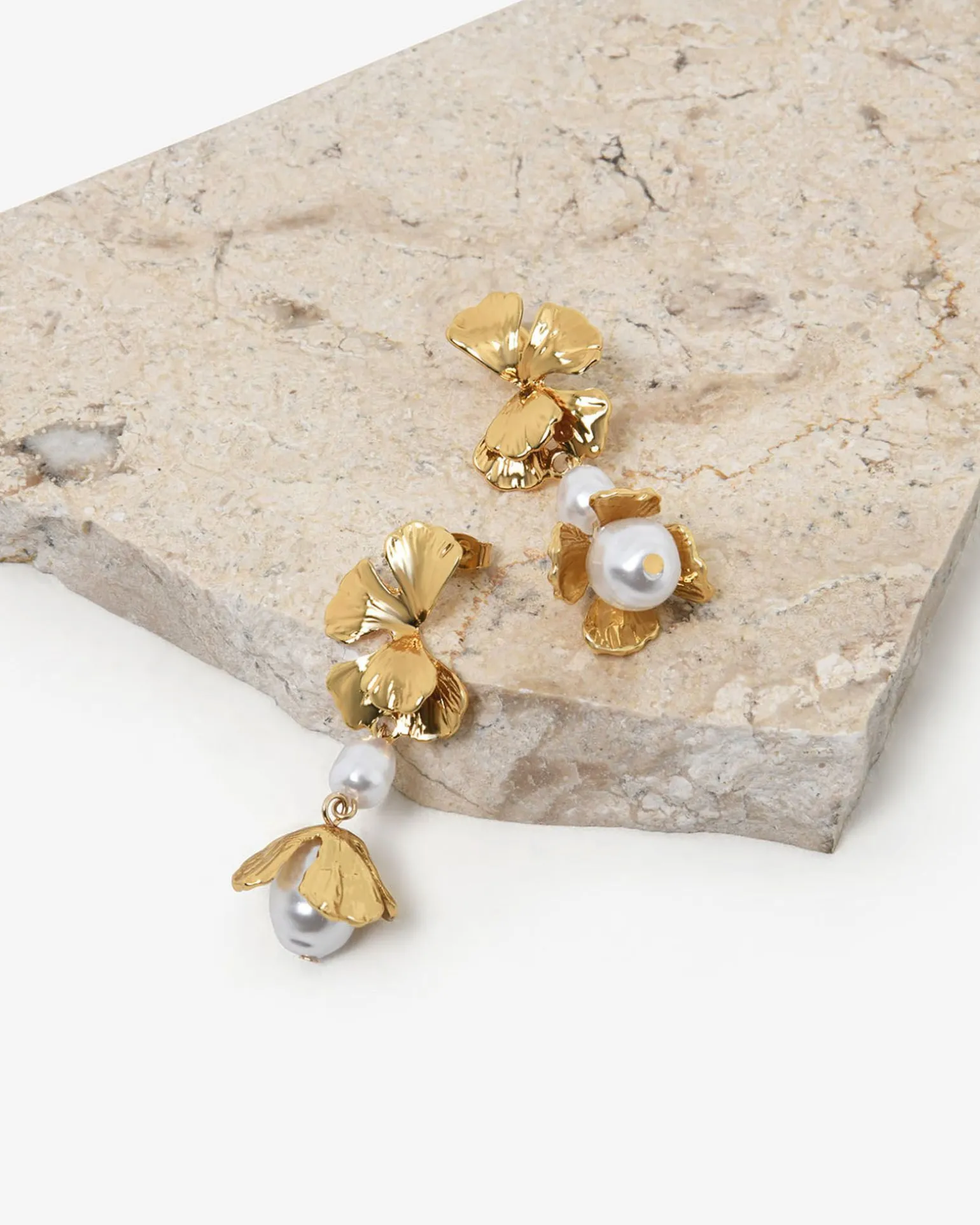 Magnolia Petal Drop Earrings
