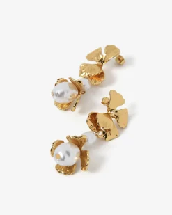Magnolia Petal Drop Earrings
