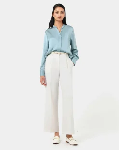 Maira Stand Collar Blouse