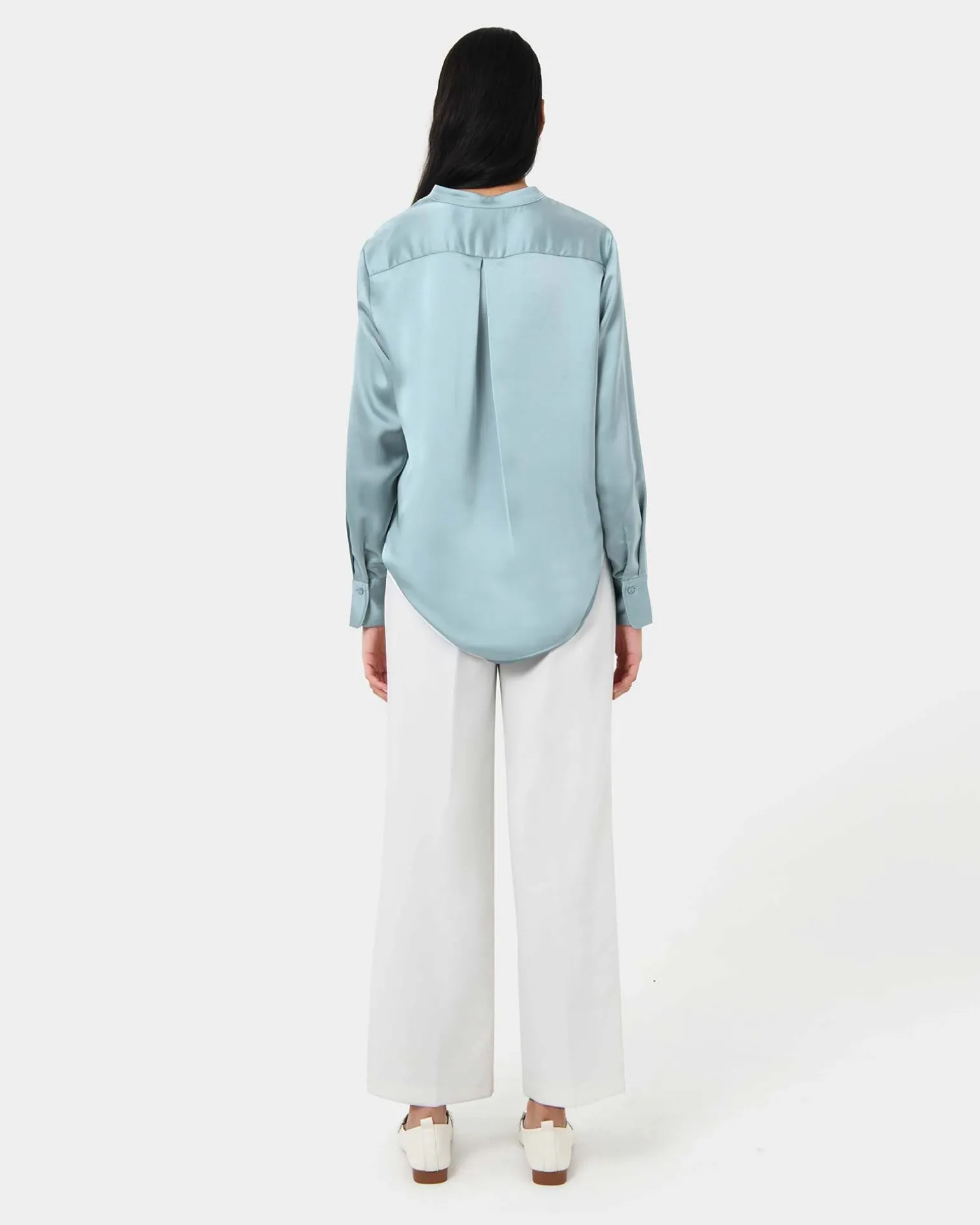 Maira Stand Collar Blouse