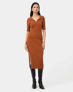 Manhattan Polo Knit Top
