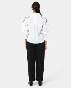 Maren Embroidered Cotton Shirt