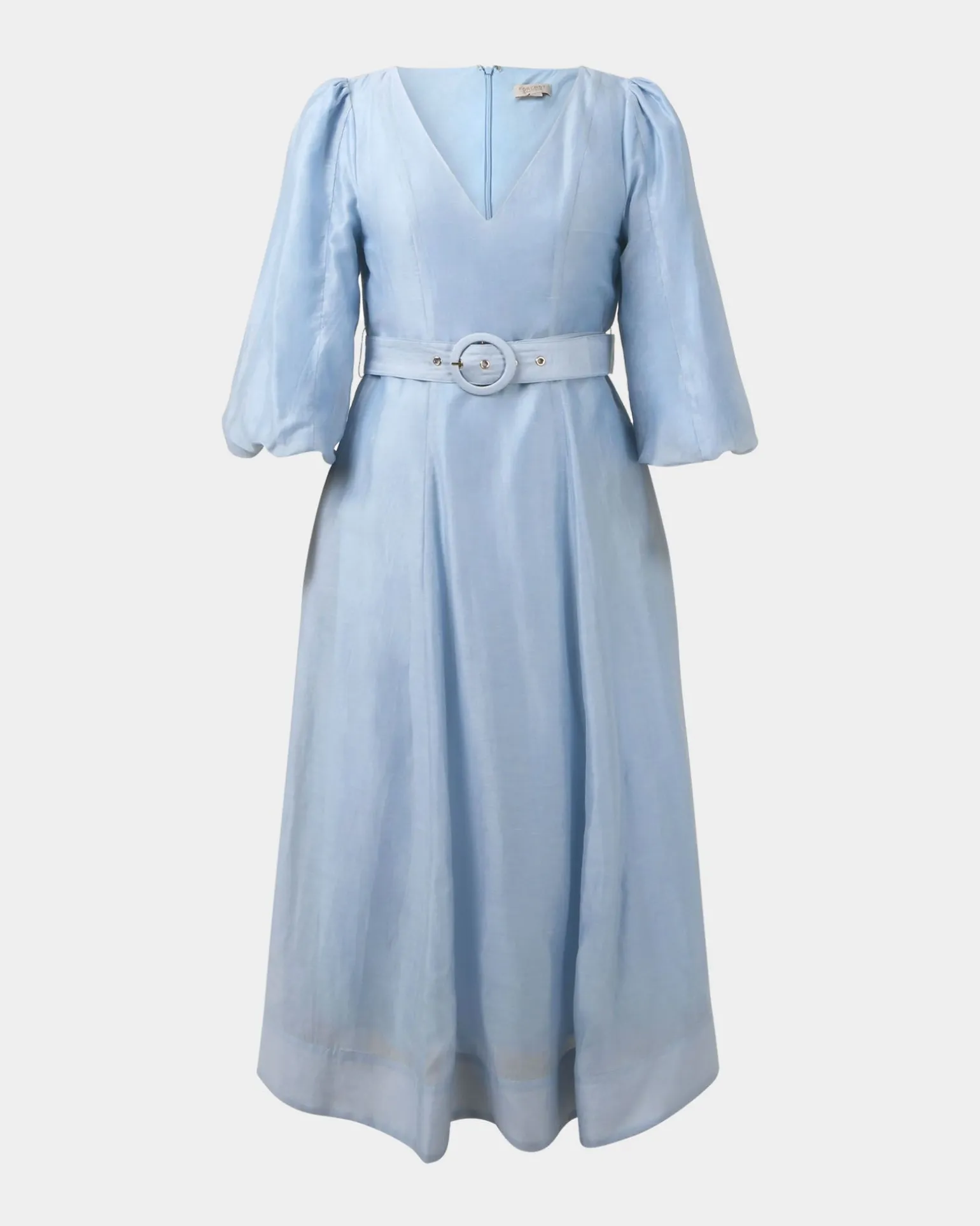 Marlie Puff Sleeve Midi Dress