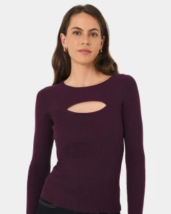 Maryam Cut Out Knit Top