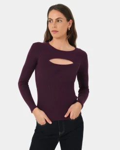 Maryam Cut Out Knit Top
