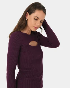 Maryam Cut Out Knit Top