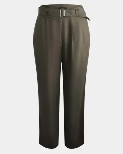 Mazzy Cotton Belted Trousers