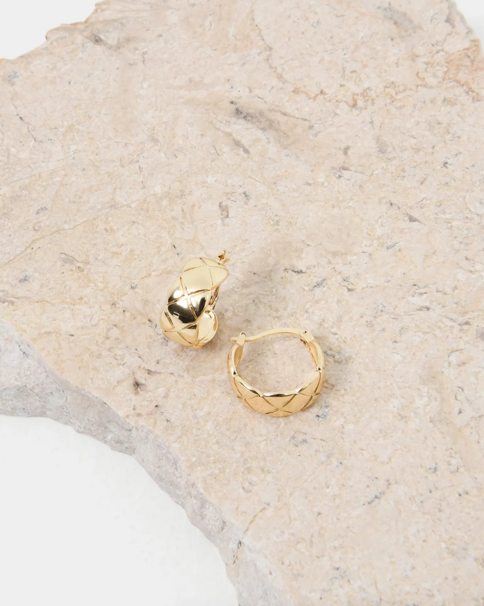 Mazzy 16k Gold Plated Earrings