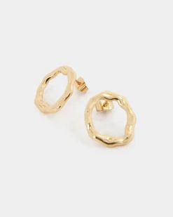 Meera 16k Gold Plated Earrings