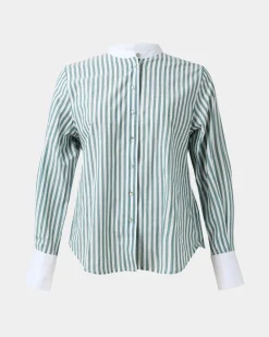 Melie Cotton Stripe Shirt