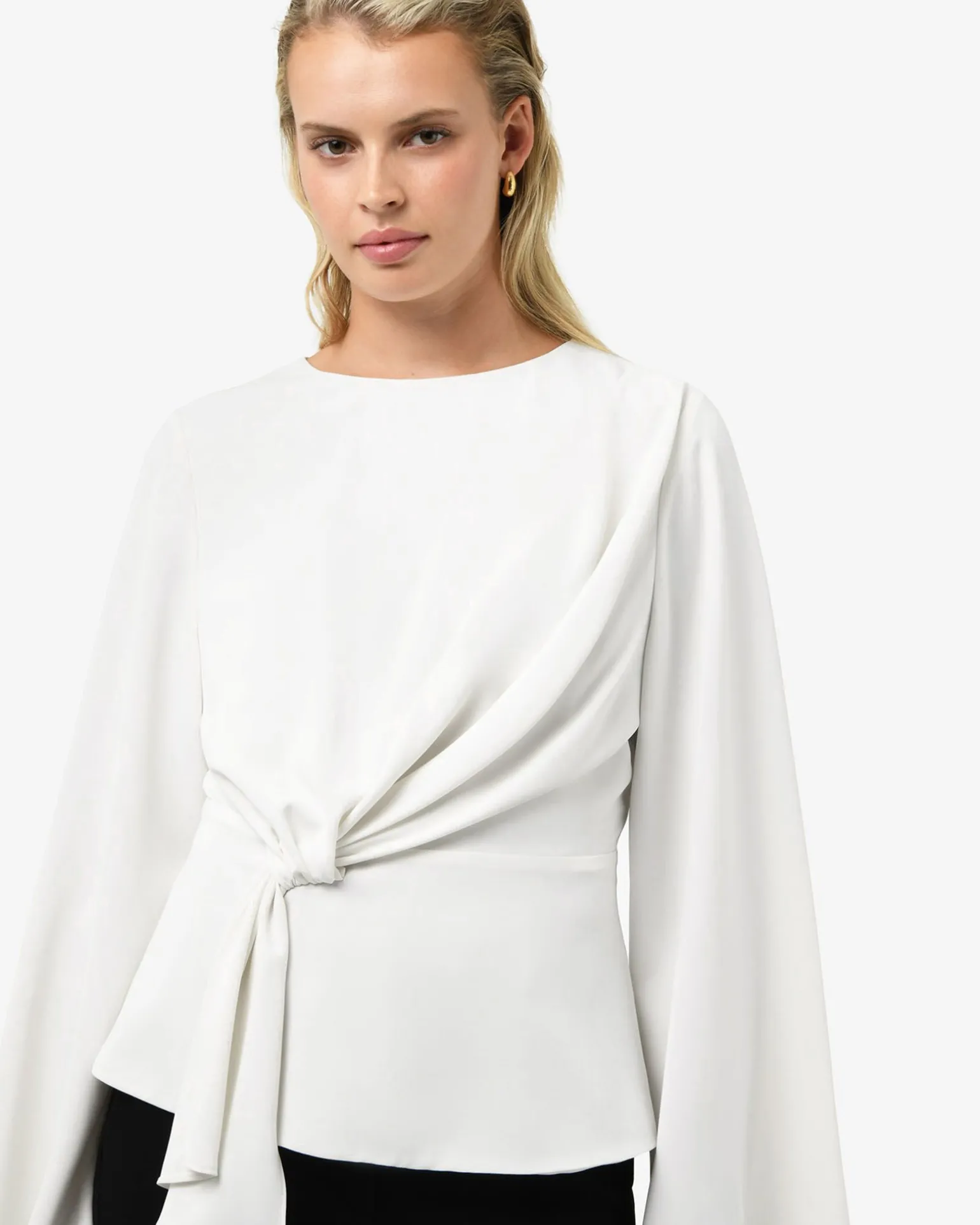 Melody Long Sleeve Draped Top