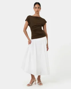 Mia Off Shoulder Jersey Top