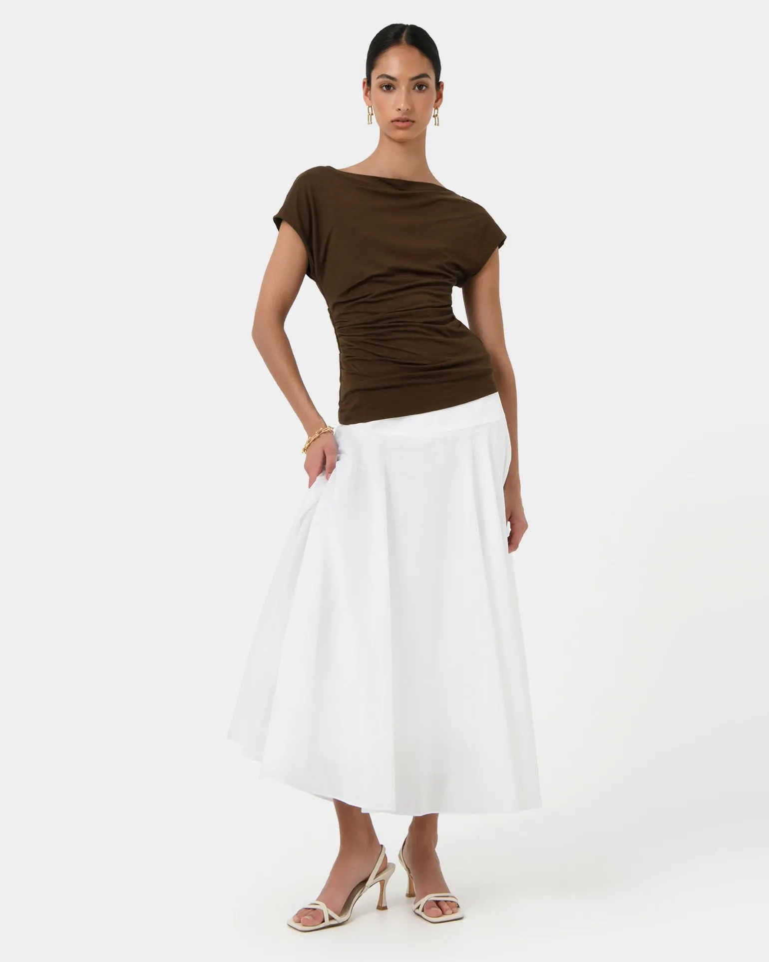 Mia Off Shoulder Jersey Top