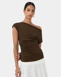Mia Off Shoulder Jersey Top