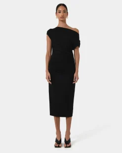 Mia Ruched Jersey Dress