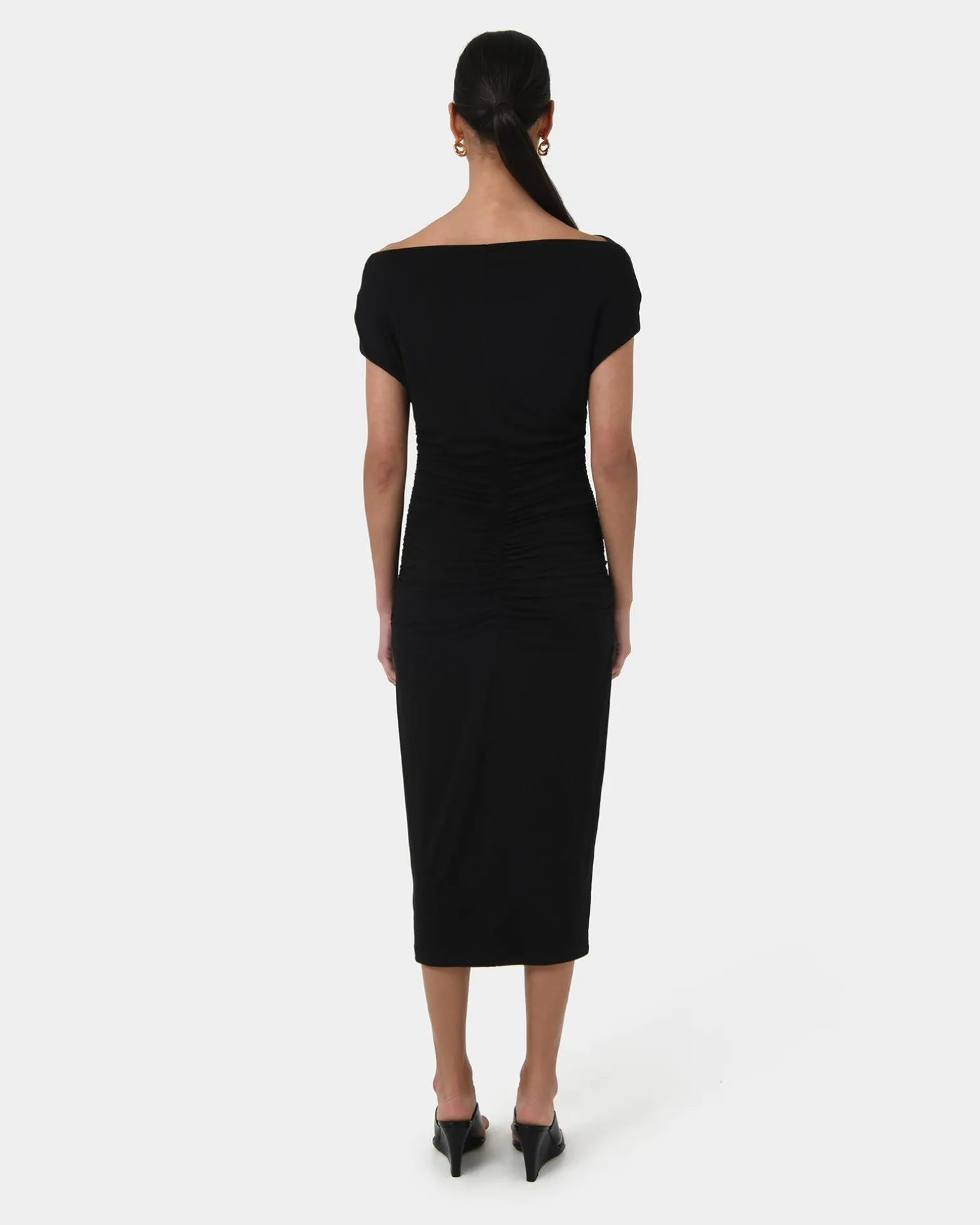 Mia Ruched Jersey Dress