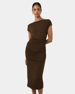 Mia Ruched Jersey Dress