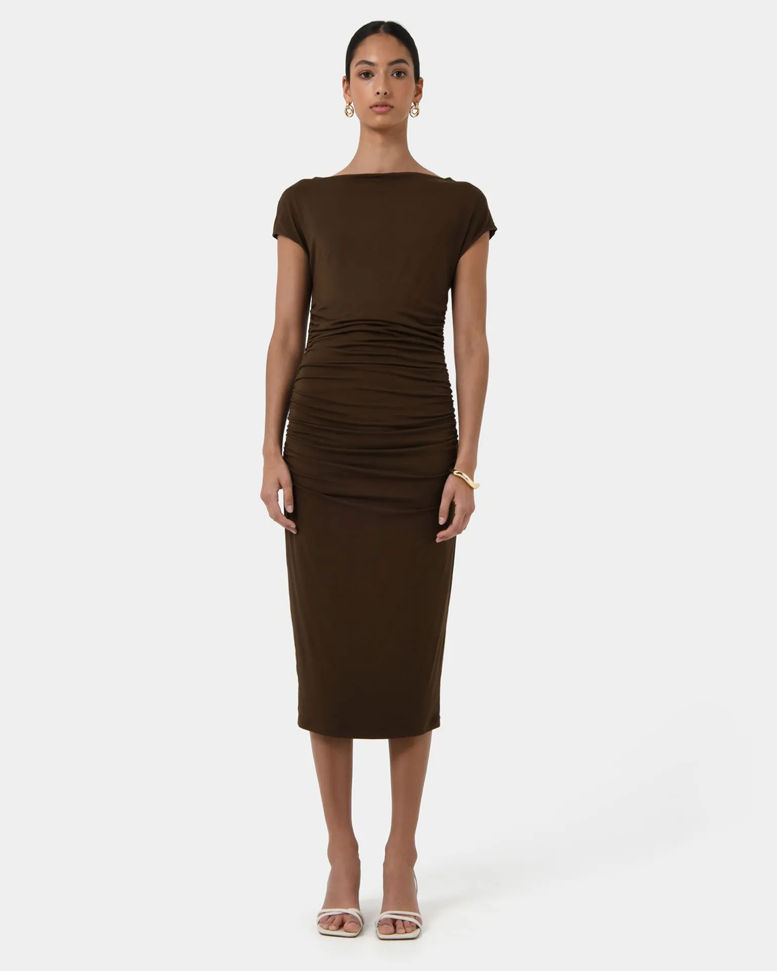 Mia Ruched Jersey Dress