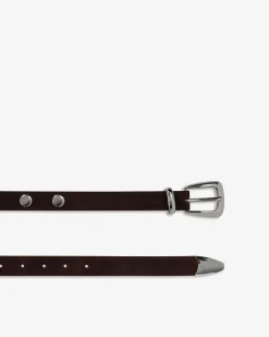 Mikala Suede Leather Belt