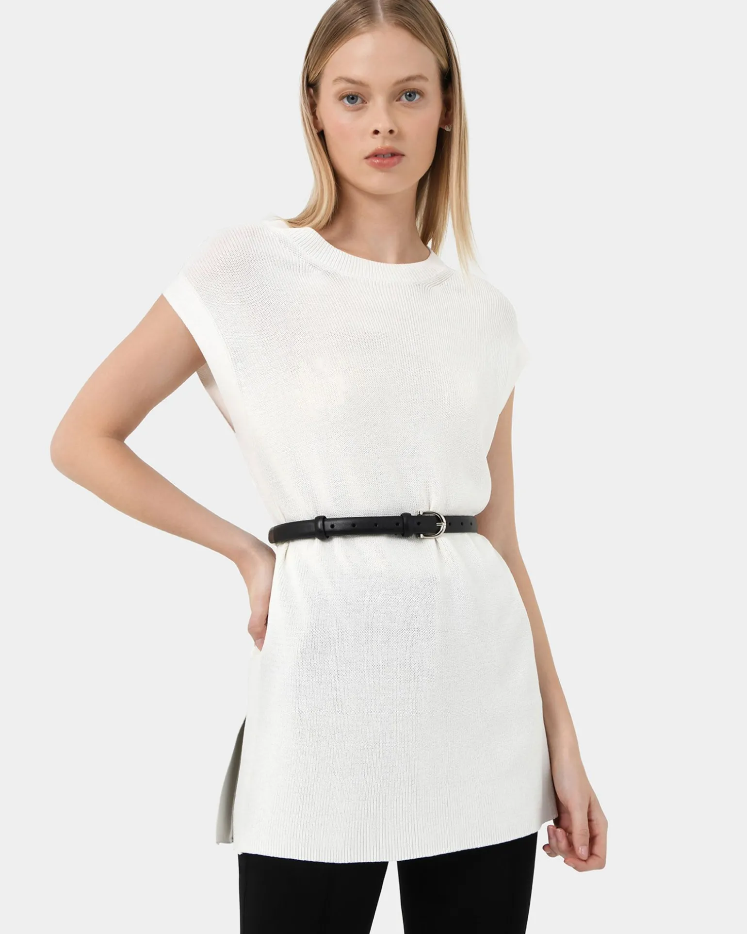 Milano Melange Knit Top