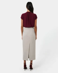 Milla Column Midi Skirt