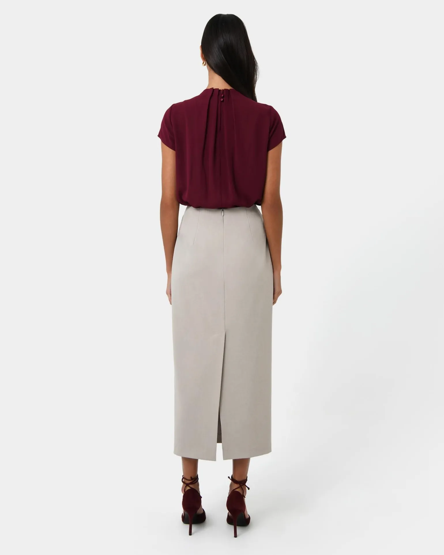 Milla Column Midi Skirt