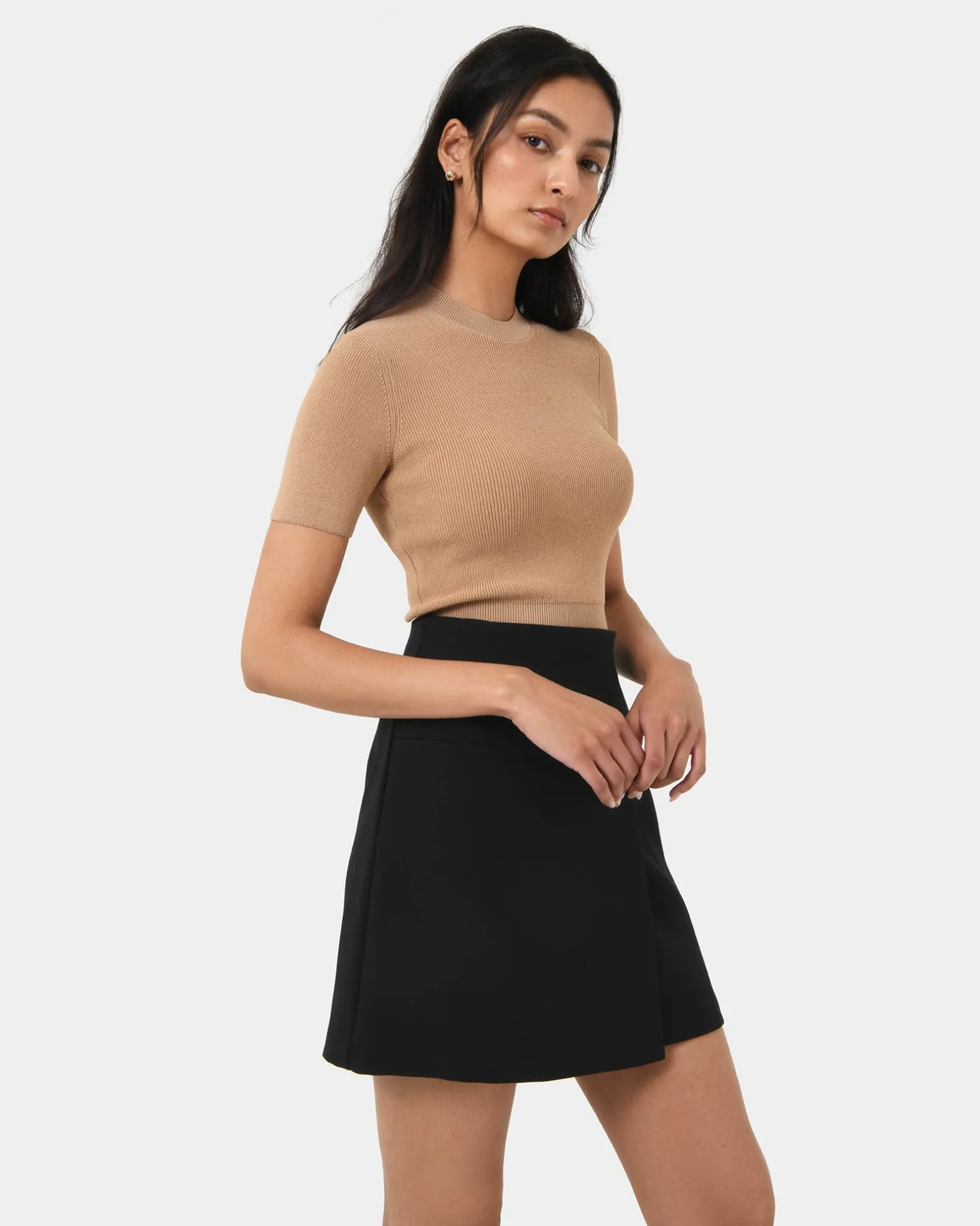 Murphy Crop Knit Top