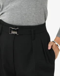 Nadia Buckle Wide Leg Pants