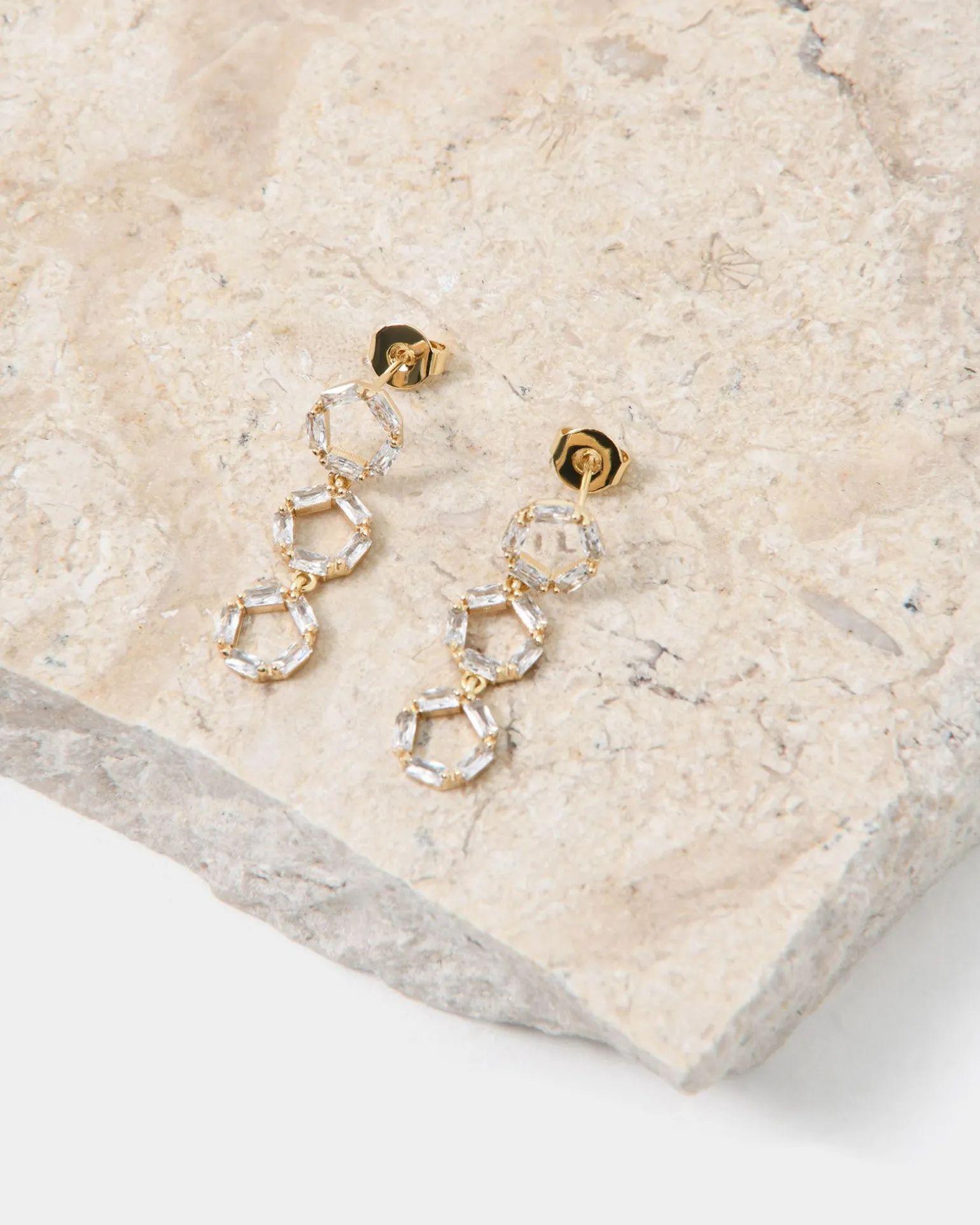 Naya 16k Gold Plated Earrings