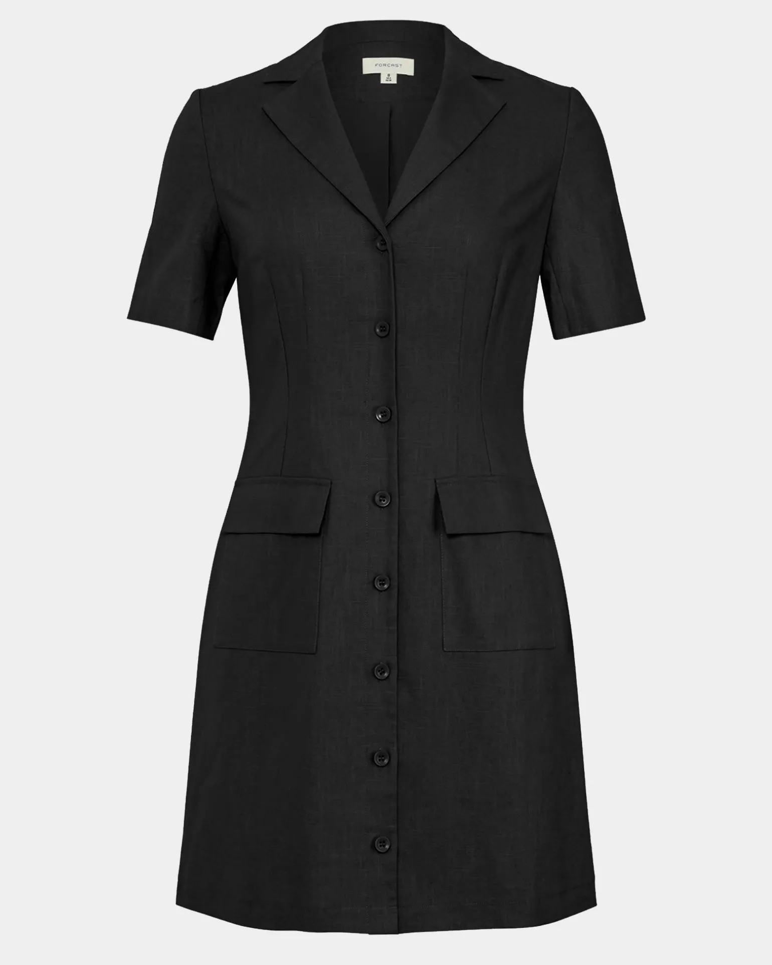 Nia Button Linen Dress