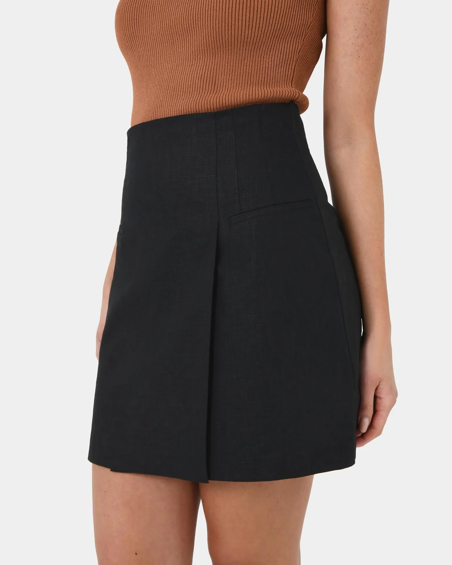 Nia Mini Linen Skirt