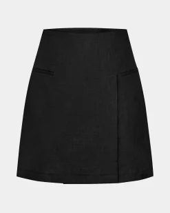 Nia Mini Linen Skirt