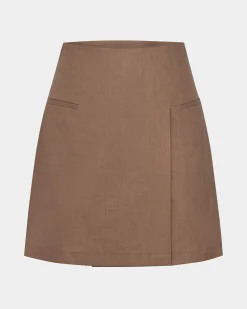 Nia Mini Linen Skirt