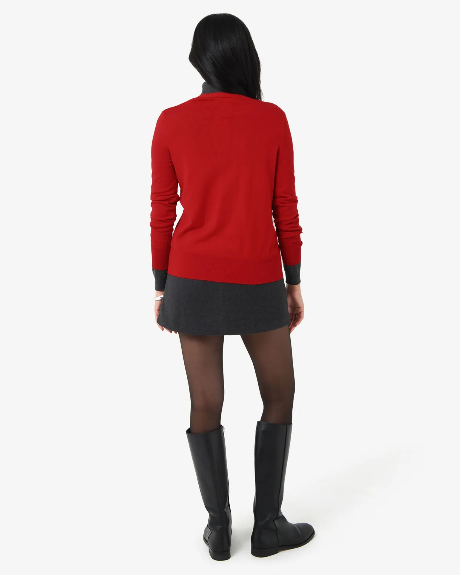 Nicolette V-neck Knit Cardigan