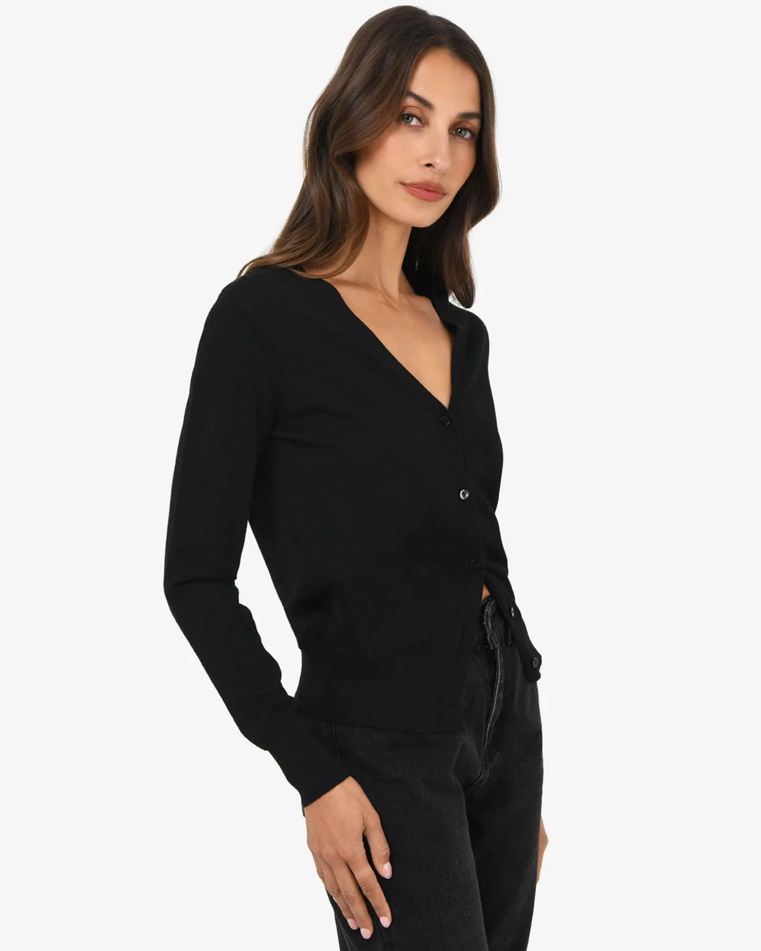 Nicolette V-neck Knit Cardigan