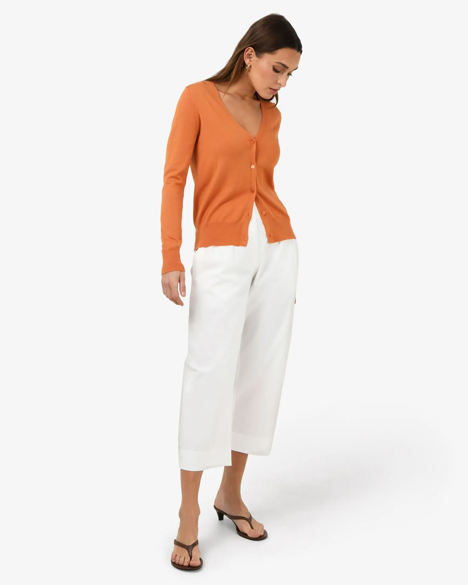 Nicolette V-neck Knit Cardigan