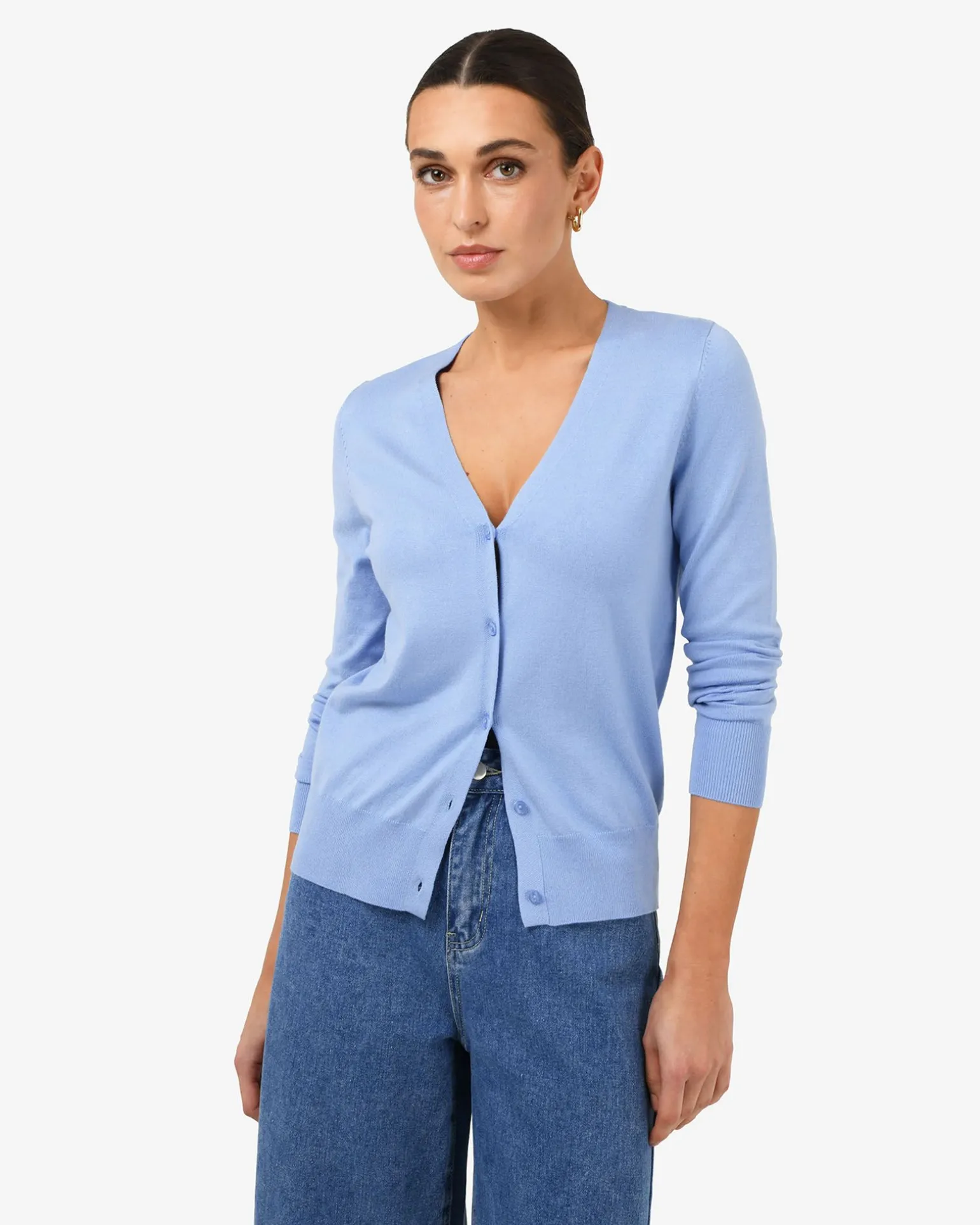 Nicolette V-neck Knit Cardigan