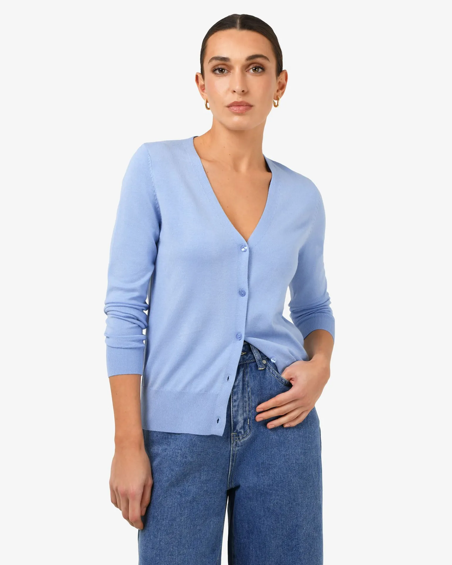 Nicolette V-neck Knit Cardigan