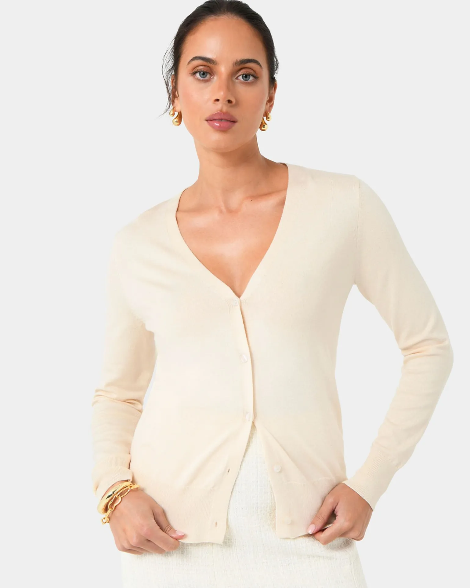 Nicolette V-neck Knit Cardigan