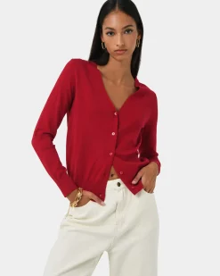 Nicolette V-neck Knit Cardigan
