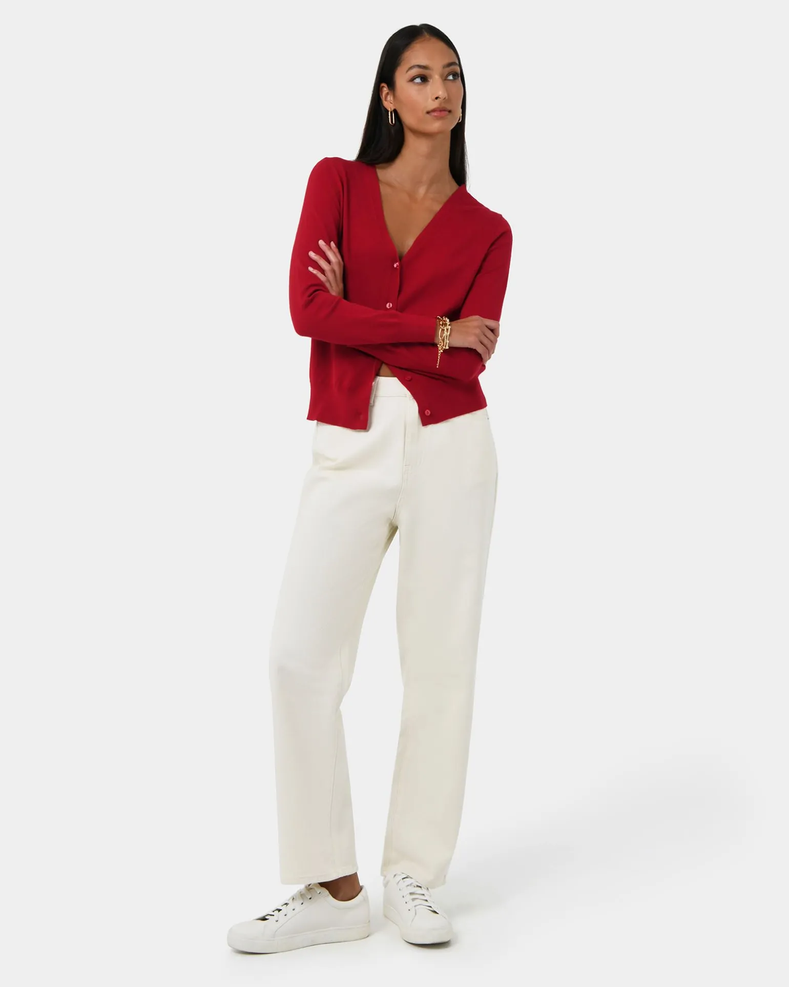Nicolette V-neck Knit Cardigan