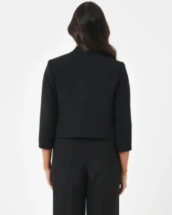 Nikki Collarless Crop Jacket