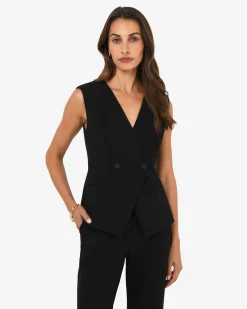 Nikki Collarless Vest