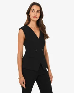 Nikki Collarless Vest
