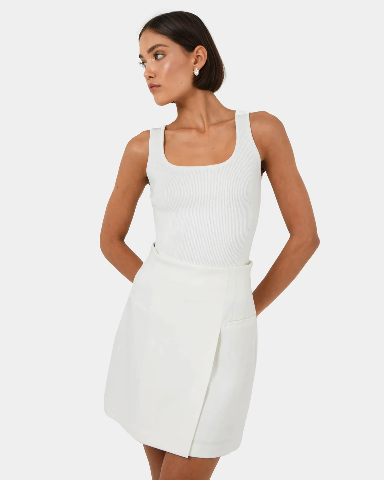 Nikki Mini Wrap Skirt